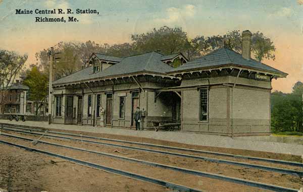 Maine Central Railroad Station, Richmond, Maine