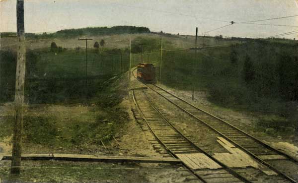 View on the Derry and Manchester Street Railway, Derry, New Hampshire