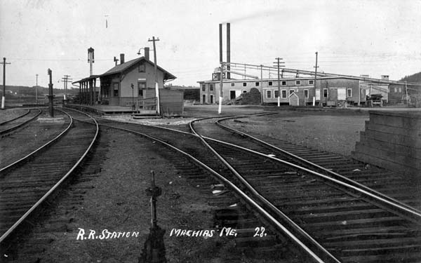 Railroad Station, Machias, Maine