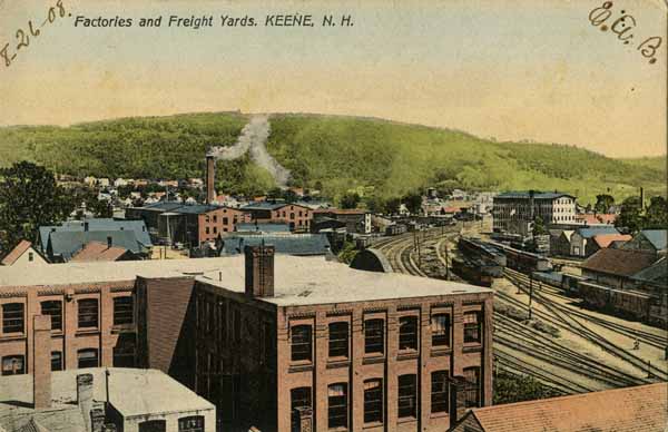 Factories and Freight Yards, Keene, New Hampshire