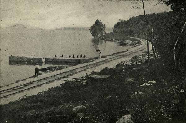 The Lake Shore Rail Road, Lake Winnipesaukee, New Hampshire
