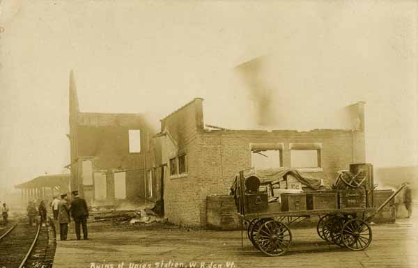 Ruins of Union Station, White River Junction, Vermont