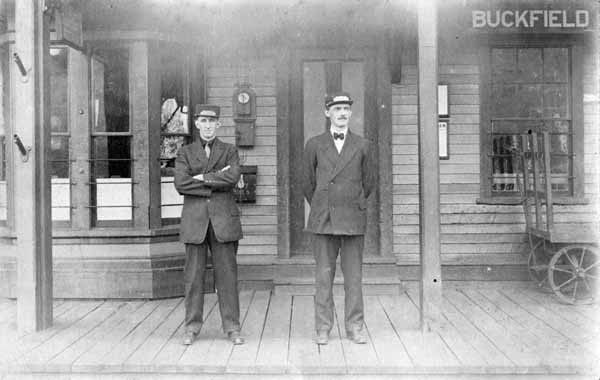 Station staff at Buckfield