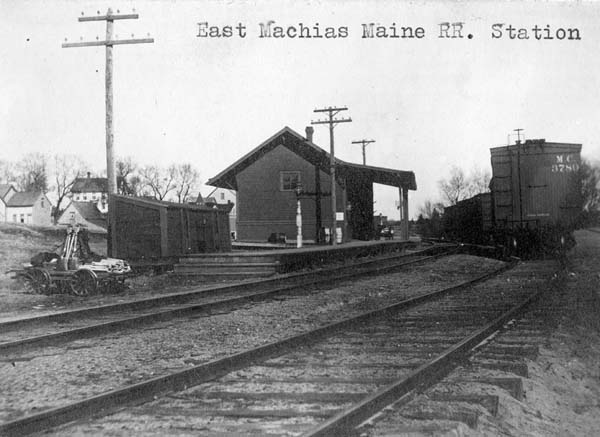 East Machias , Maine Railroad Station