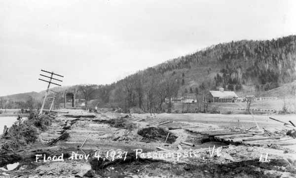 Flood, November 4, 1927. Passumpsic, Vermont