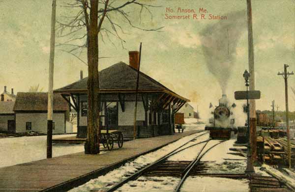 North Anson, Maine.  Somerset Railroad Station
