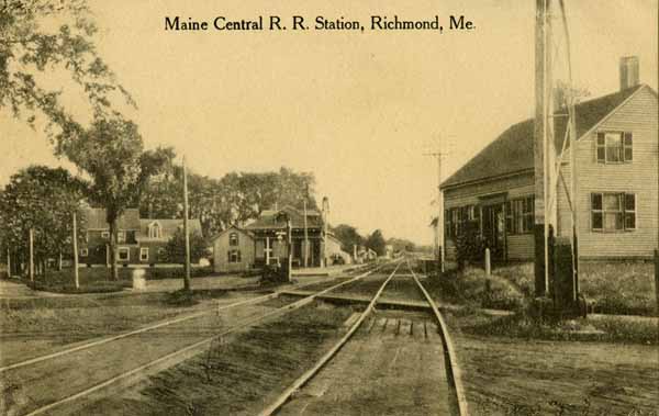 Maine Central Railroad Station, Richmond, Maine