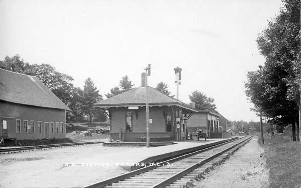 Railroad Station, Brooks, Maine
