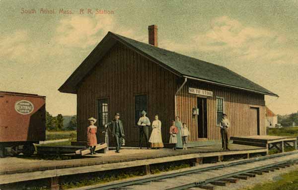 South Athol, Massachusetts. Railroad Station