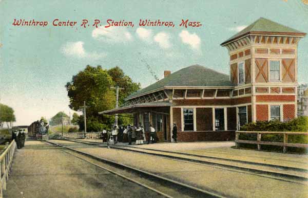 Winthrop Center Railroad Station, Winthrop, Massachusetts
