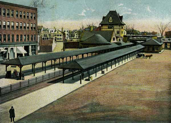 Lynn, Massachusetts.  Boston & Maine Railroad Station