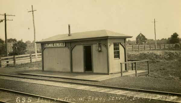 Flagg Station at Flagg Street, Bridgewater, Massachusetts