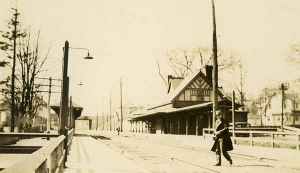 New York, New Haven & Hartford Station, Bellevue, Massachusetts