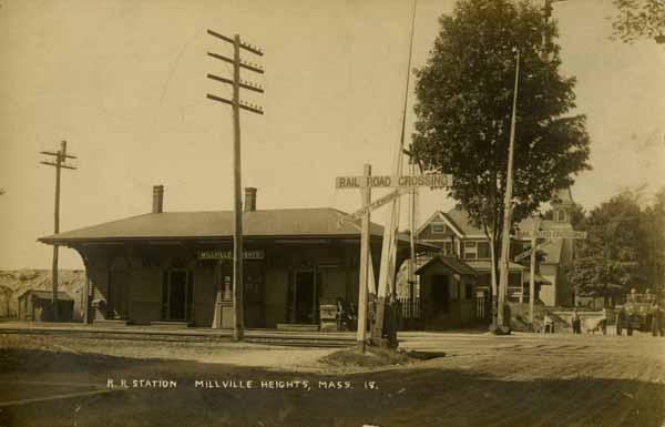 Railroad Station, Millville Heights, Massachusetts