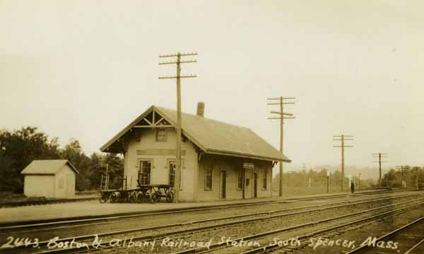 Boston & Albany Railroad Station, South Spencer, Massachusetts