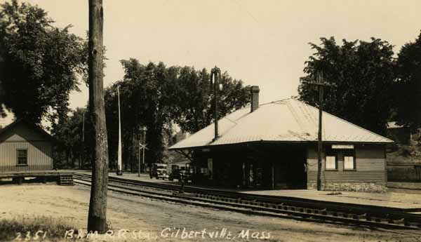 Boston & Maine Railroad Station, Gilbertville, Massachusetts