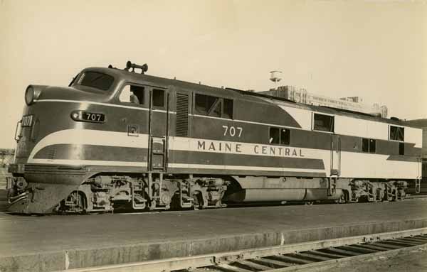 Maine Central Railroad #707 at North Station