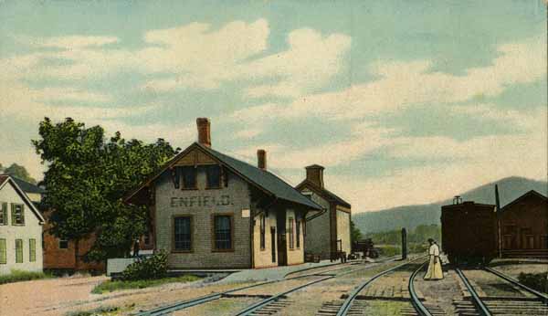 Railroad Station, Enfield, Massachusetts