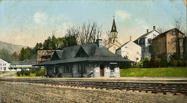 Railroad Station, Huntington, Massachusetts