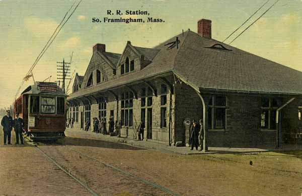 Railroad Station, South Framingham, Massachusetts