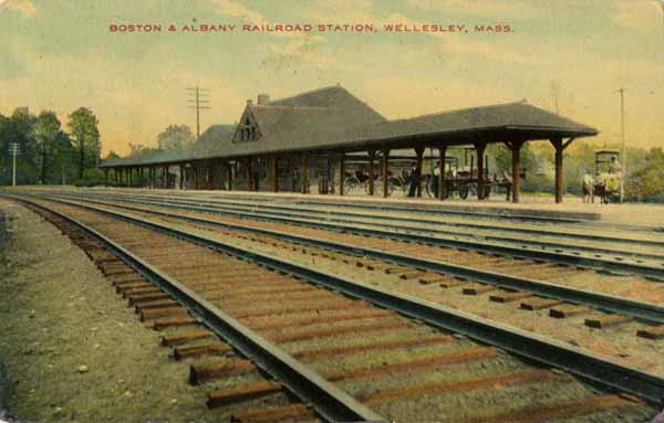 Boston & Albany  Railroad Station, Wellesley, Massachusetts