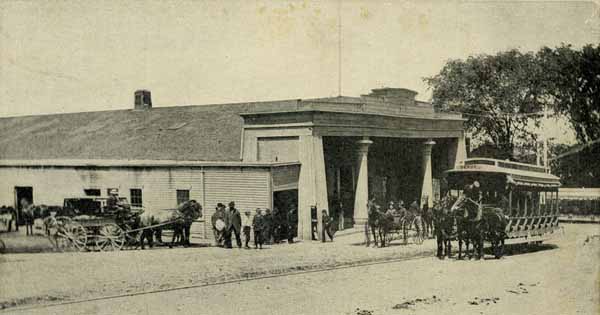 The Old Railroad Station on Pearl Street