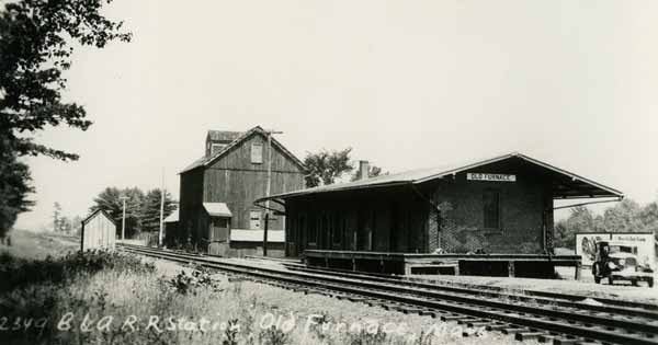 Postcard: Boston & Albany Railroad Station, Old Furnace , Massachusetts ...