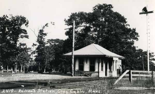 Railroad Station, Gray Gables, Massachusetts