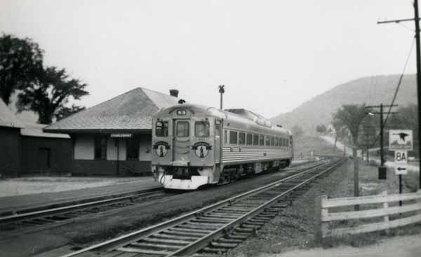 Boston & Maine Railroad #6105 at Charlemont, Massachusetts