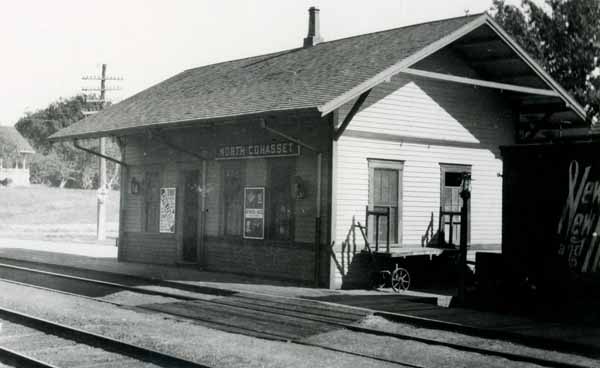 Postcard: North Cohasset, Massachusetts Station | Railroad History