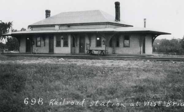 Railroad Station, West Bridgewater, Massachusetts