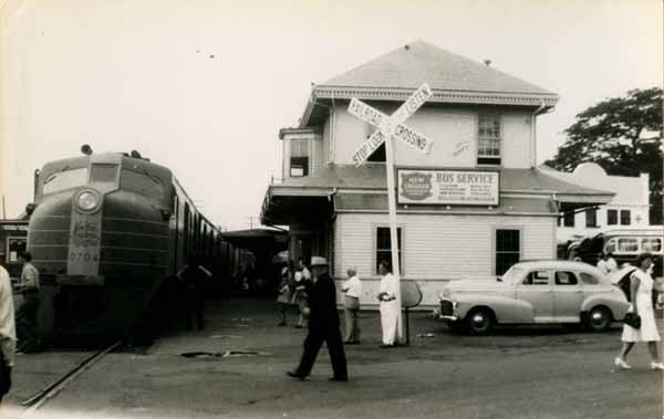 New Haven Railroad #0704 at Hyannis, Massachusetts