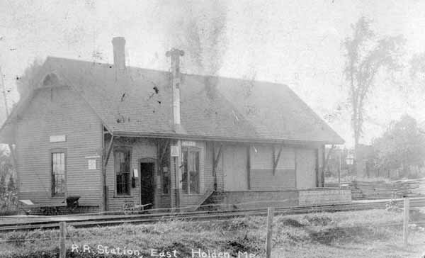 Railroad Station, East Holden, Maine