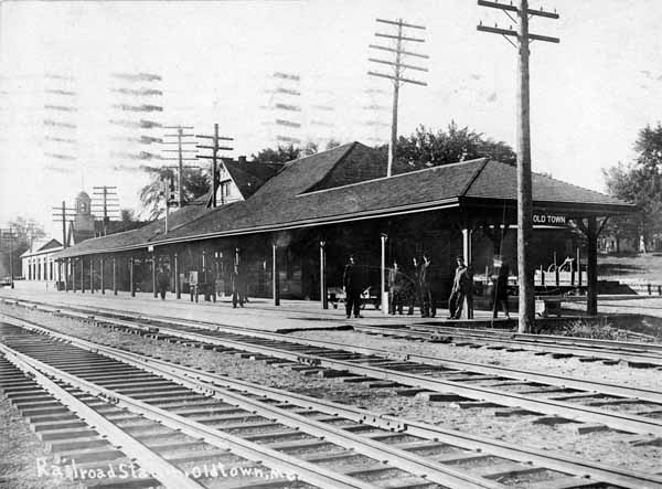 Railroad Station, Oldtown, Maine
