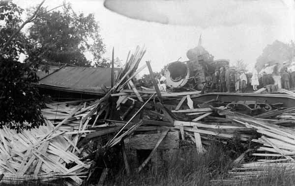 Boston & Maine Railroad wreck at South Berwick