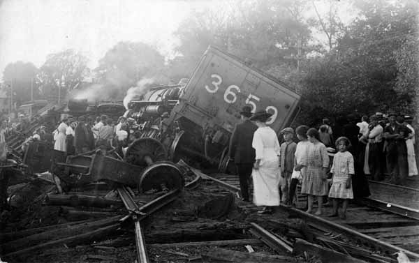 Boston & Maine Railroad wreck at South Berwick
