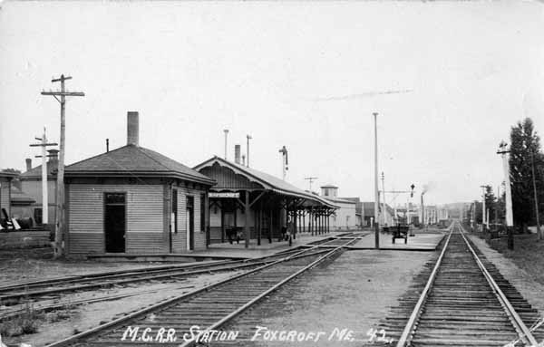 Maine Central Railroad Station, Foxcroft, Maine