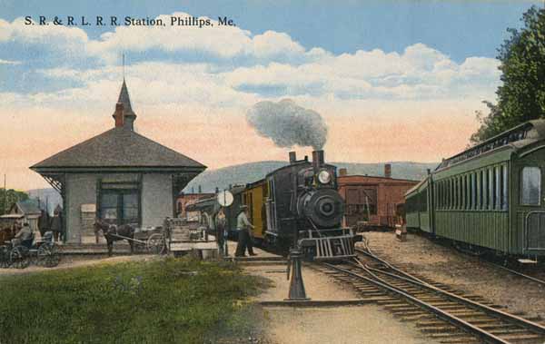 Sandy River & Rangeley Lakes Railroad Station, Phillips, Maine
