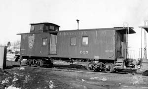 Bangor & Aroostook Railroad caboose C-25