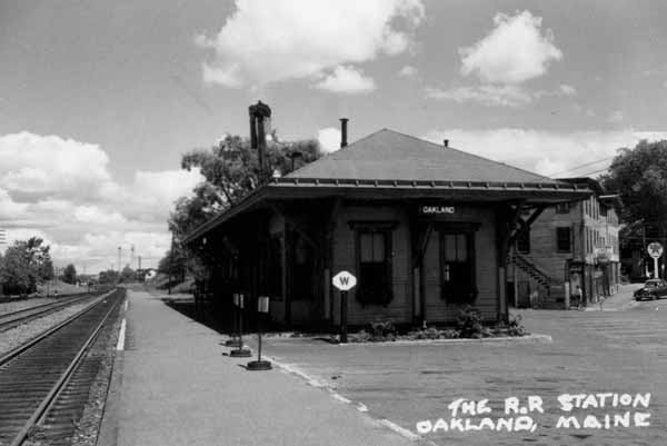 The Railroad Station, Oakland, Maine