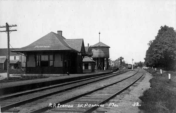 Railroad Station, West Pownal, Maine