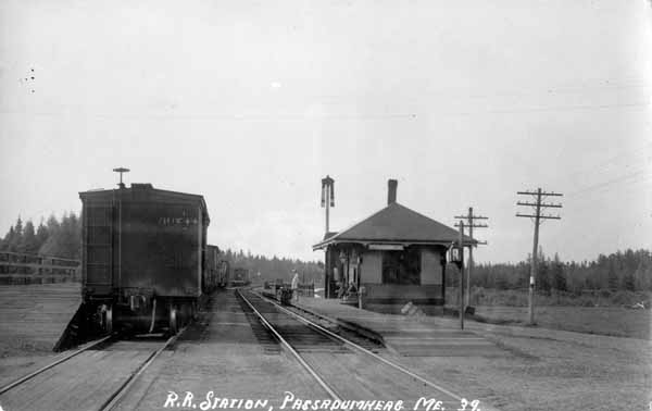 Railroad Station, Passapumkeag, Maine