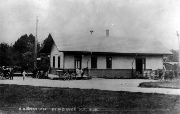 Railroad Station, Pembroke, Maine