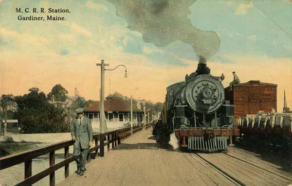 Maine Central Railroad Station, Gardiner, Maine