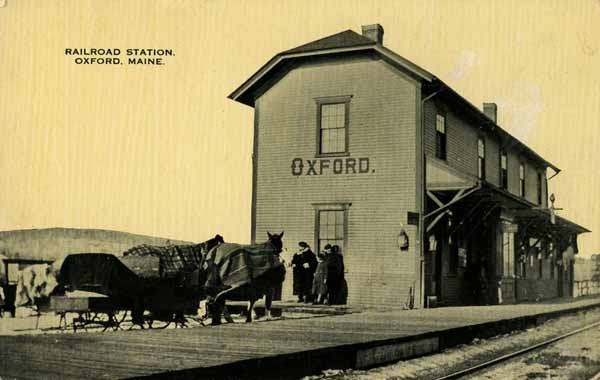Railroad Station, Oxford, Maine
