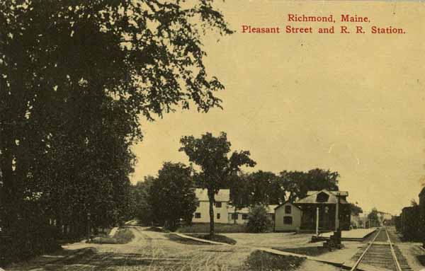 Richmond, Maine, Pleasant Street and Railroad Station