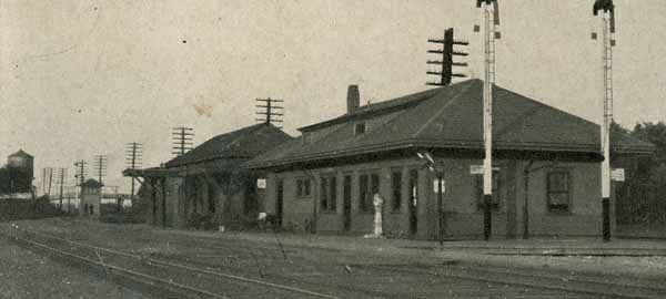 The Old and the New Depot, North Berwick, Maine