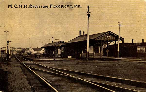 Maine Central Railroad Station, Foxcroft, Maine