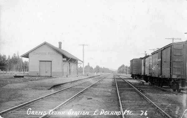 Grand Trunk Station, East Poland, Maine