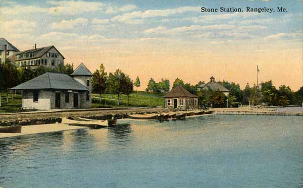 Postcard: Stone Station, Rangeley, Maine | Railroad History